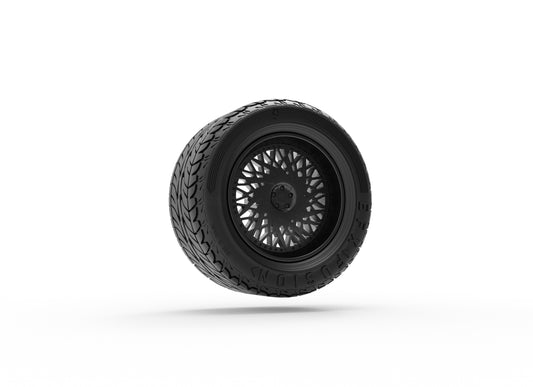 STL FILE EFX FUSION TIRE 3D MODEL - ARTISTIT