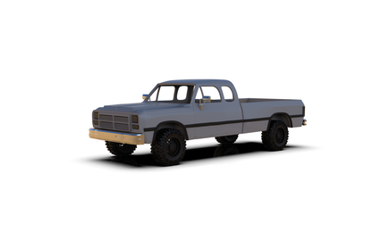 STL FILE DODGE RAM 250 CLUBCAP 1991 TRUCK - ARTISTIT