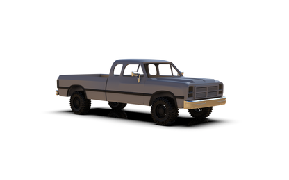 STL FILE DODGE RAM 250 CLUBCAP 1991 TRUCK - ARTISTIT