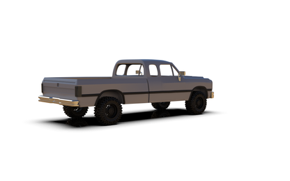 STL FILE DODGE RAM 250 CLUBCAP 1991 TRUCK - ARTISTIT