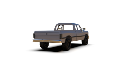 STL FILE DODGE RAM 250 CLUBCAP 1991 TRUCK - ARTISTIT