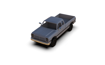 STL FILE DODGE RAM 250 CLUBCAP 1991 TRUCK - ARTISTIT