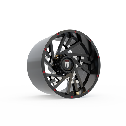 STL FILE AMERICAN TRUXX  WEB WHEEL 3D MODEL - ARTISTIT
