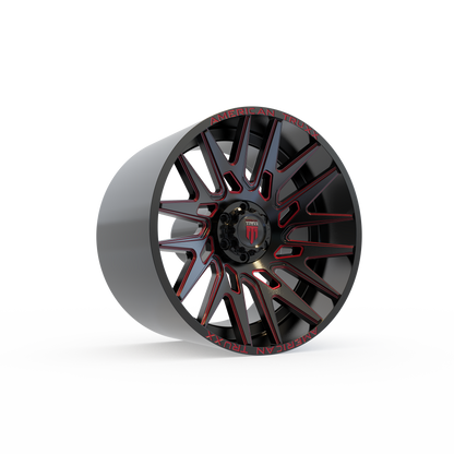 STL FILE AMERICAN TRUXX  EVOLUTION WHEEL 3D MODEL - ARTISTIT