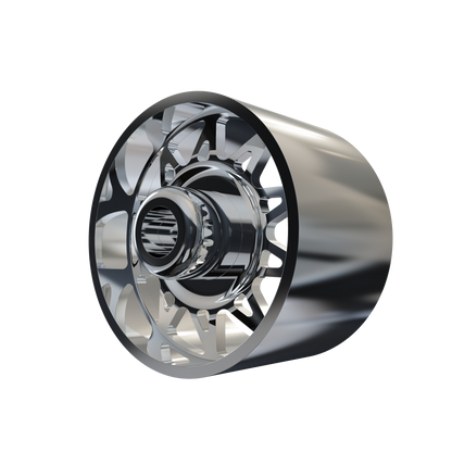 STL FILE JTX REAR CAPO DUALLY WHEEL 3D MODEL - ARTISTIT