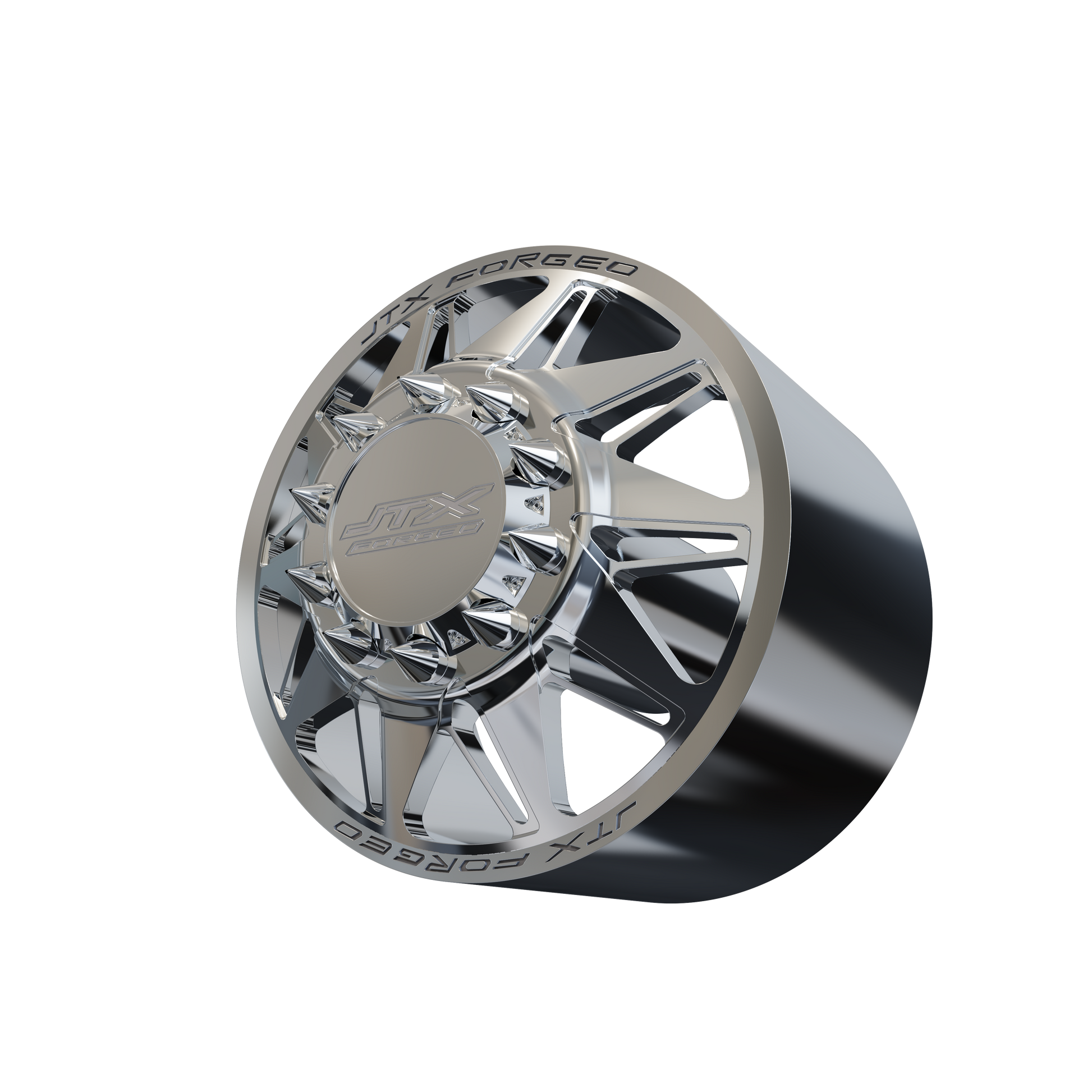 STL FILE JTX FRONT MELEE DUALLY WHEEL 3D MODEL - ARTISTIT