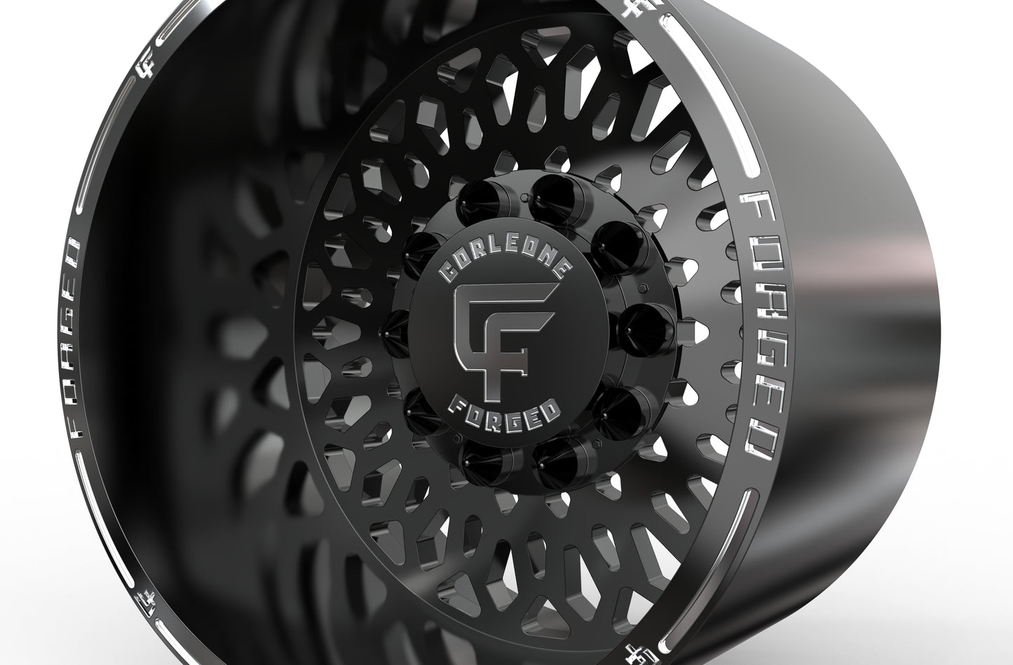 STL FILE Corleone FORGED Rear BUFFALINO DF dually WHEEL 3D MODEL - ARTISTIT