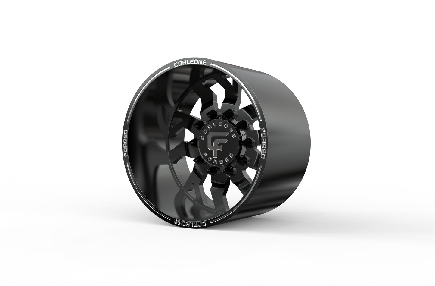 STL FILE Corleone FORGED Rear barzini dually WHEEL 3D MODEL - ARTISTIT