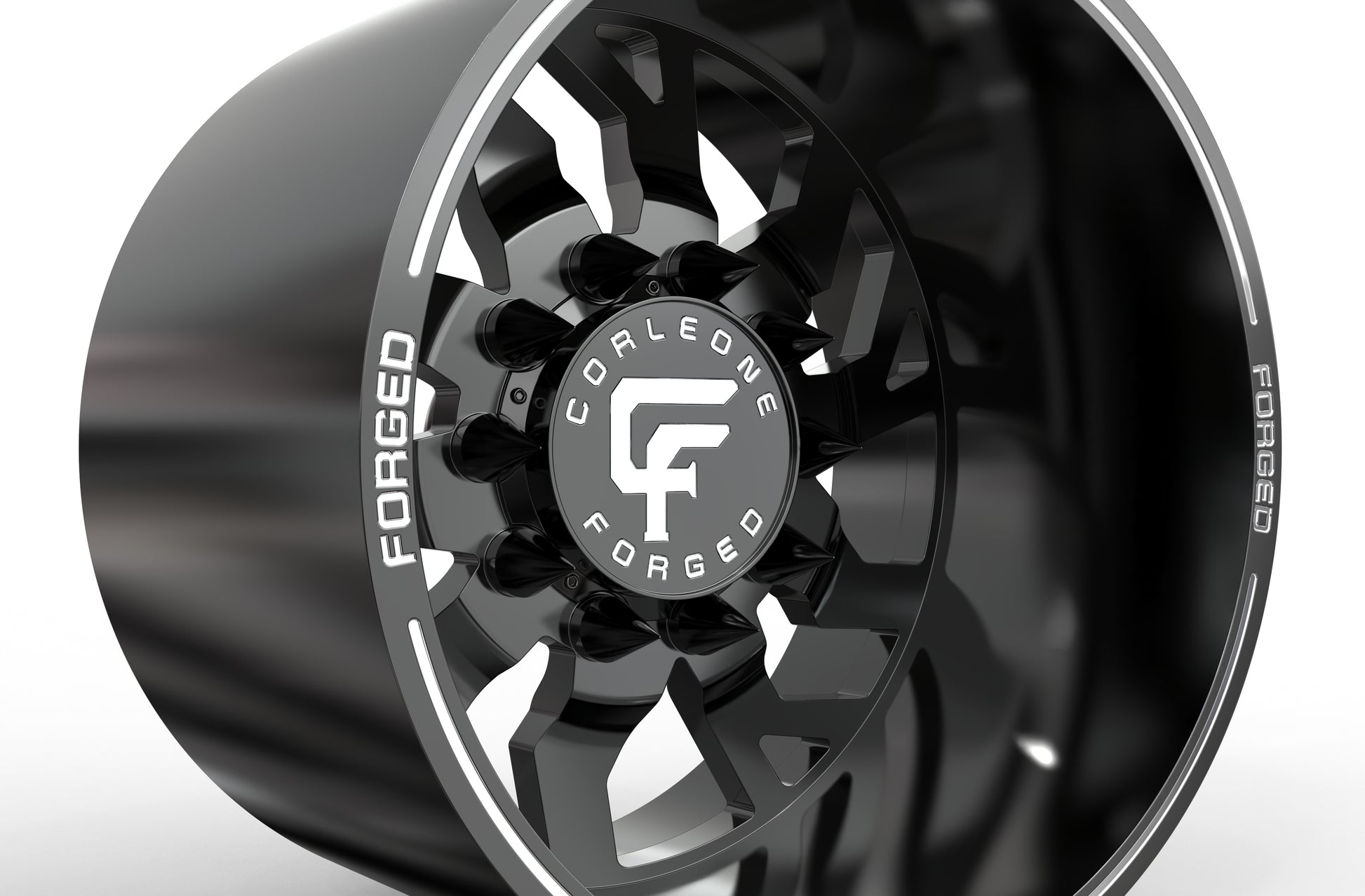 STL FILE Corleone FORGED Rear barzini dually WHEEL 3D MODEL - ARTISTIT