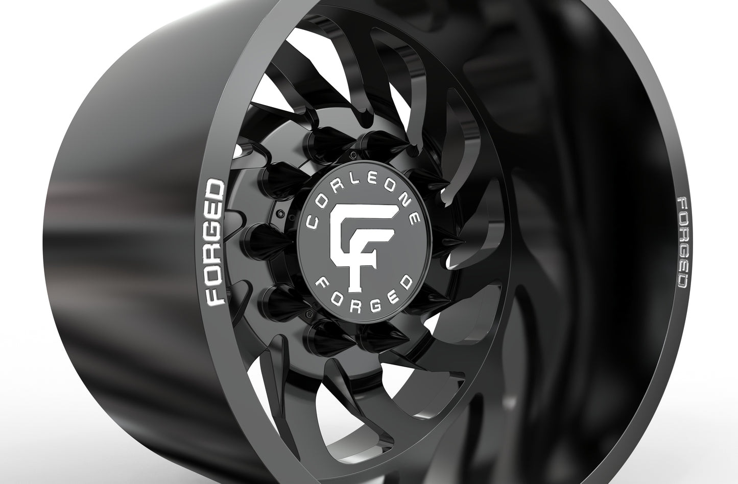 STL FILE Corleone FORGED Rear delitto dually WHEEL 3D MODEL - ARTISTIT