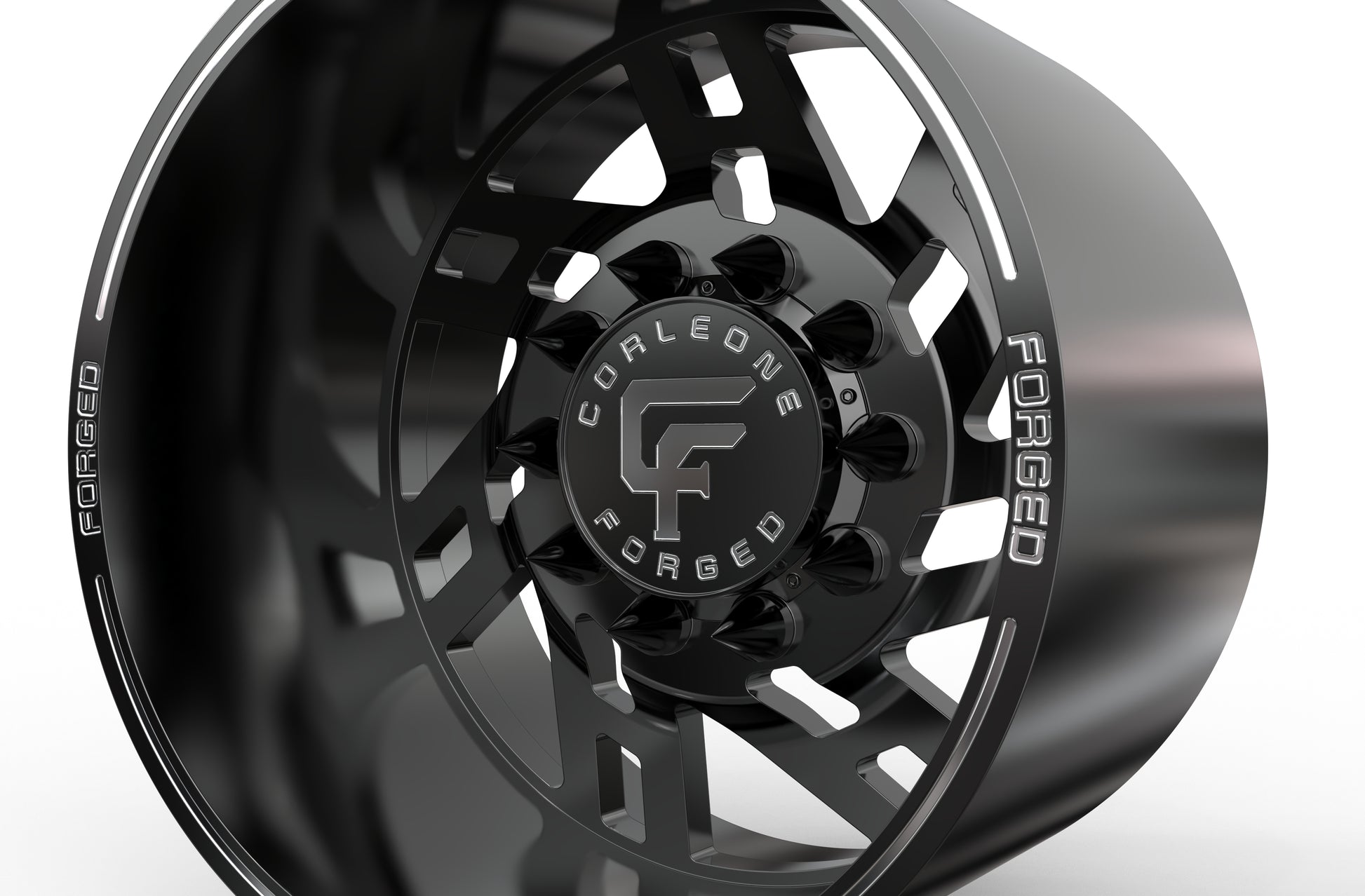 STL FILE Corleone FORGED Rear doppio dually WHEEL 3D MODEL - ARTISTIT