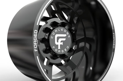 STL FILE Corleone FORGED Rear doppio dually WHEEL 3D MODEL - ARTISTIT