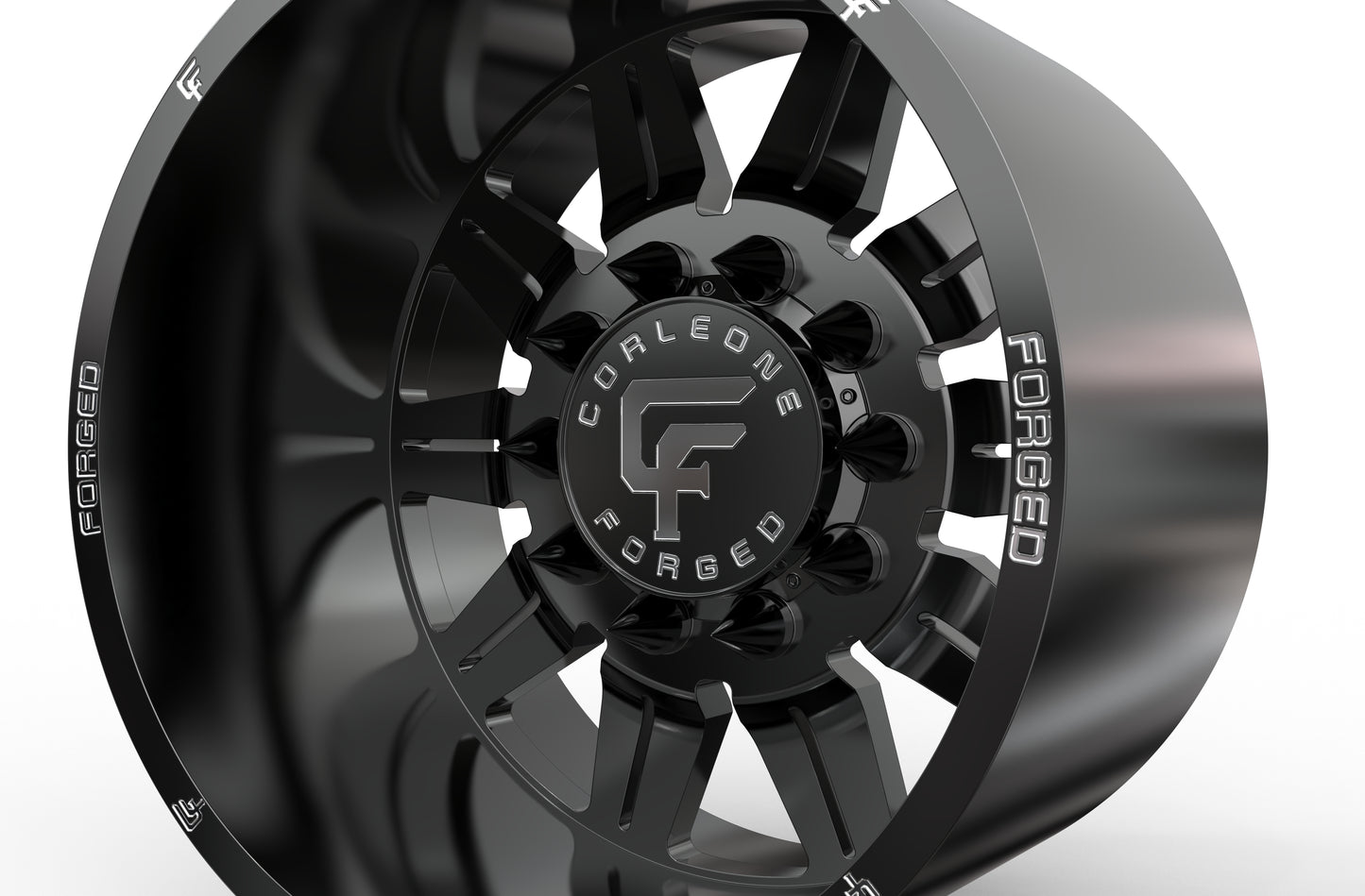 STL FILE Corleone FORGED Rear gravido dually WHEEL 3D MODEL - ARTISTIT