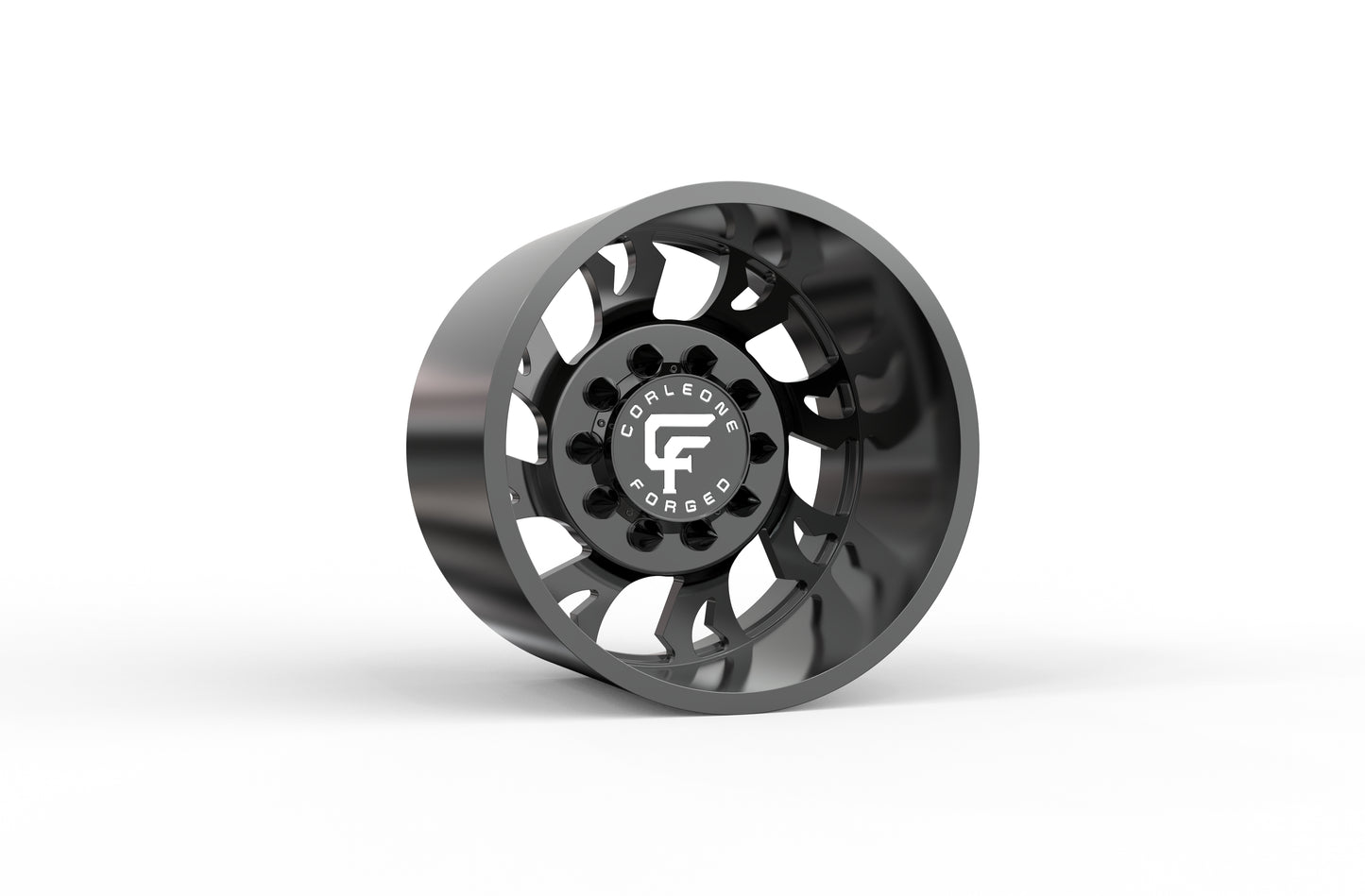 STL FILE Corleone FORGED Rear lucchese dually WHEEL 3D MODEL - ARTISTIT