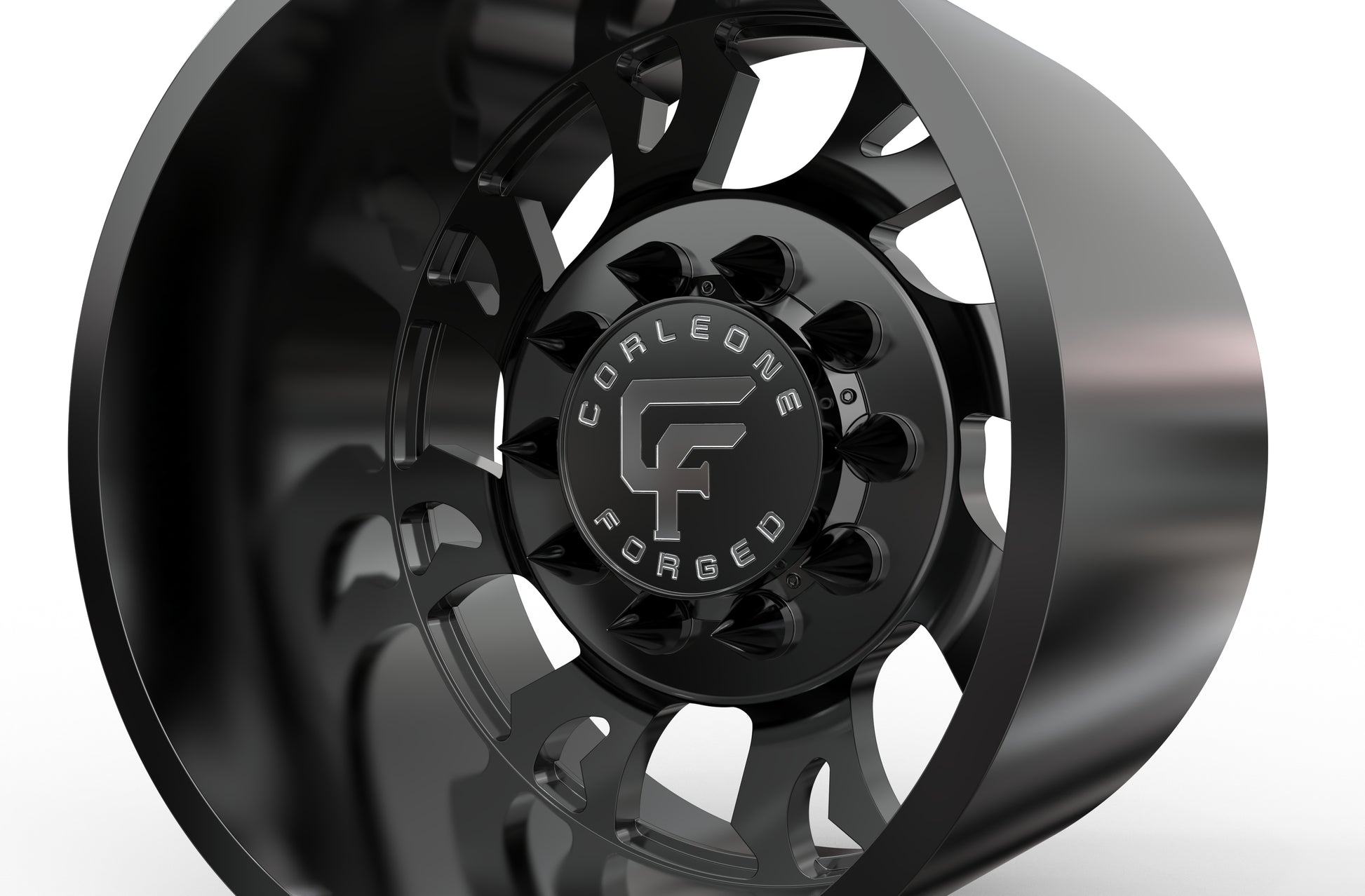 STL FILE Corleone FORGED Rear lucchese dually WHEEL 3D MODEL - ARTISTIT