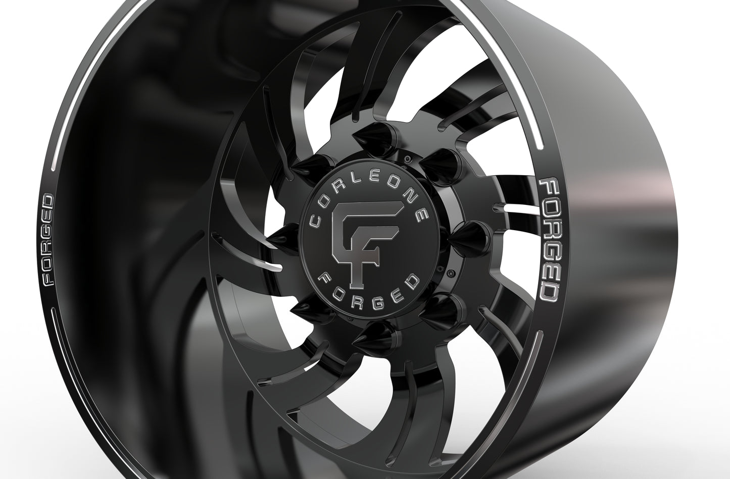 STL FILE Corleone FORGED Rear siegel dually WHEEL 3D MODEL - ARTISTIT