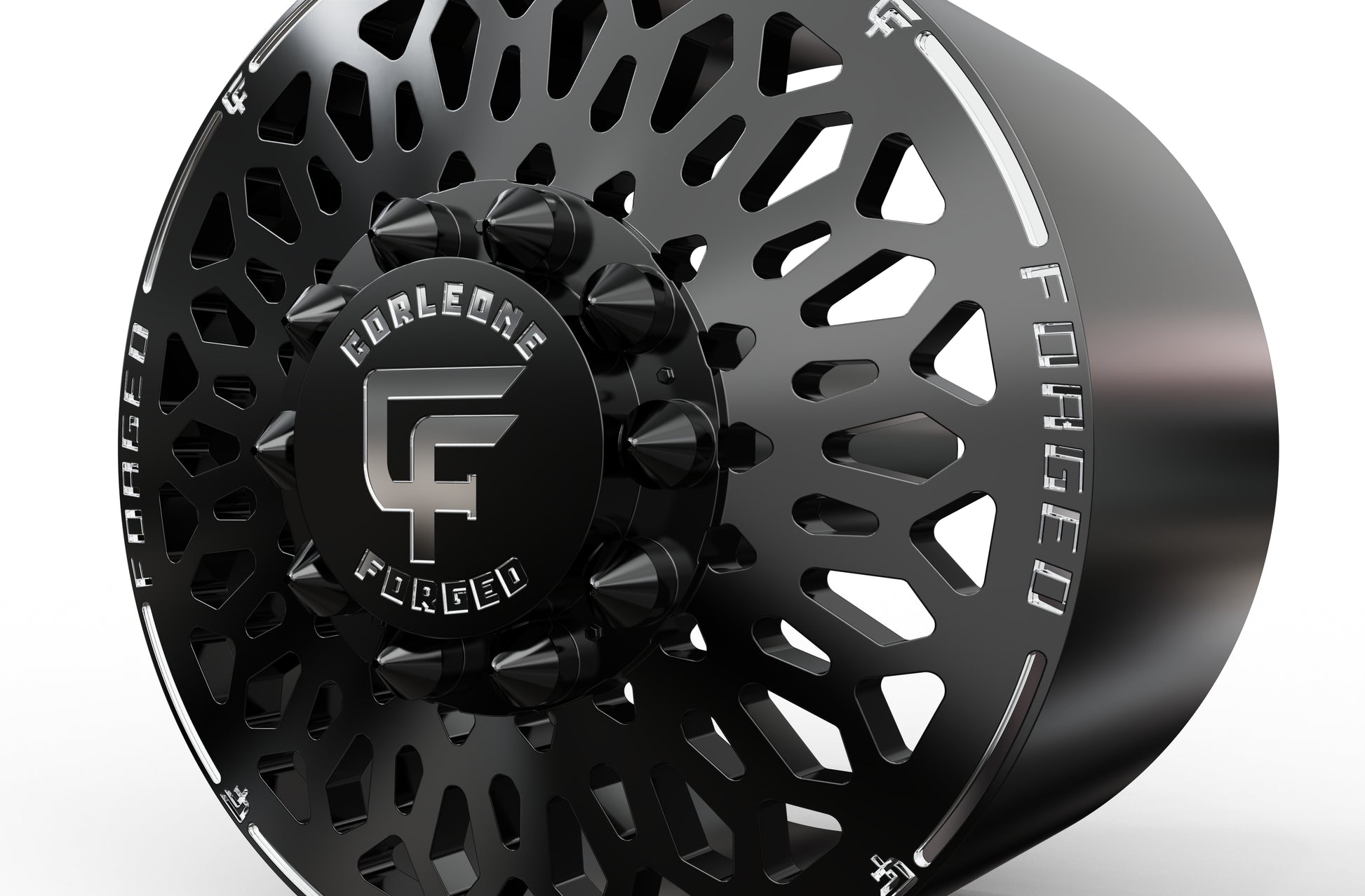 STL FILE Corleone FORGED front BUFFALINO DF dually WHEEL 3D MODEL - ARTISTIT