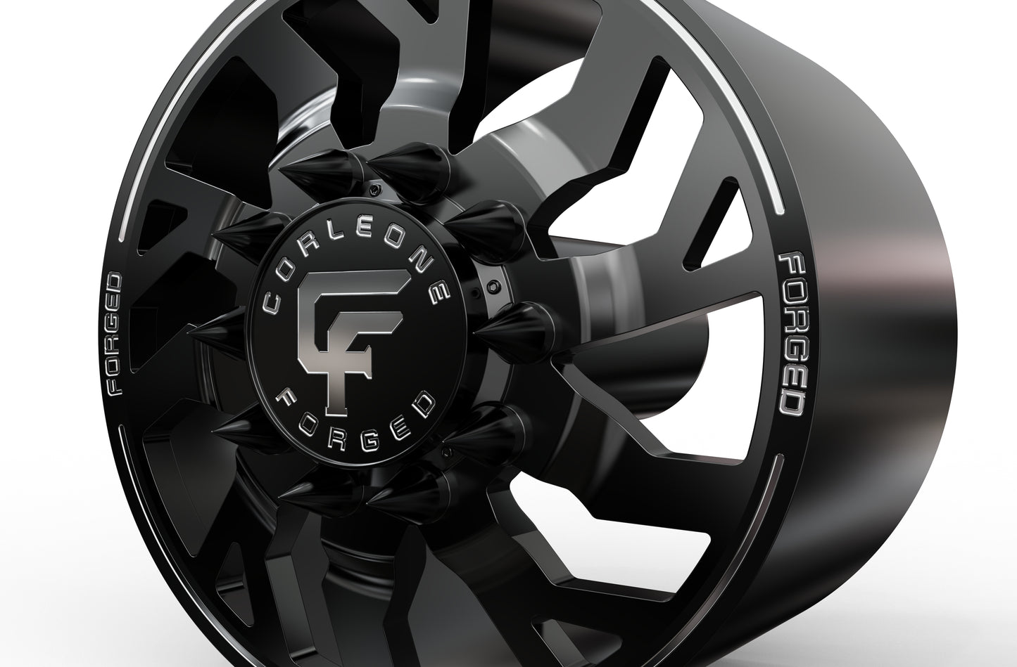 STL FILE Corleone FORGED front barzini dually WHEEL 3D MODEL - ARTISTIT