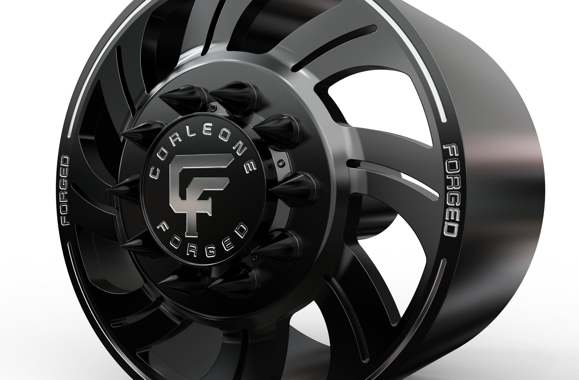 STL FILE Corleone FORGED front capone dually WHEEL 3D MODEL - ARTISTIT