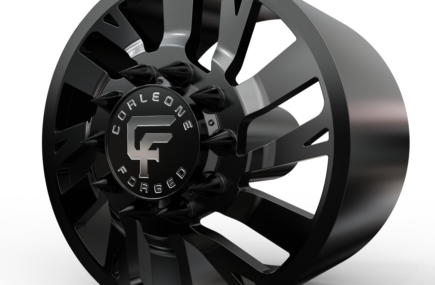 STL FILE Corleone FORGED front corallo dually WHEEL 3D MODEL - ARTISTIT