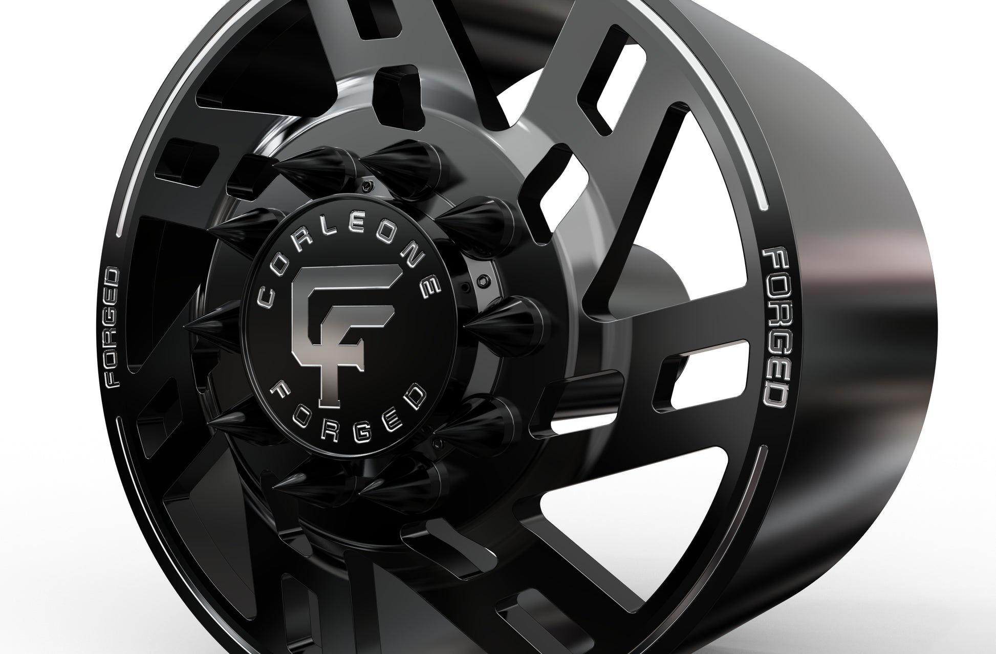 STL FILE Corleone FORGED front doppio dually WHEEL 3D MODEL - ARTISTIT