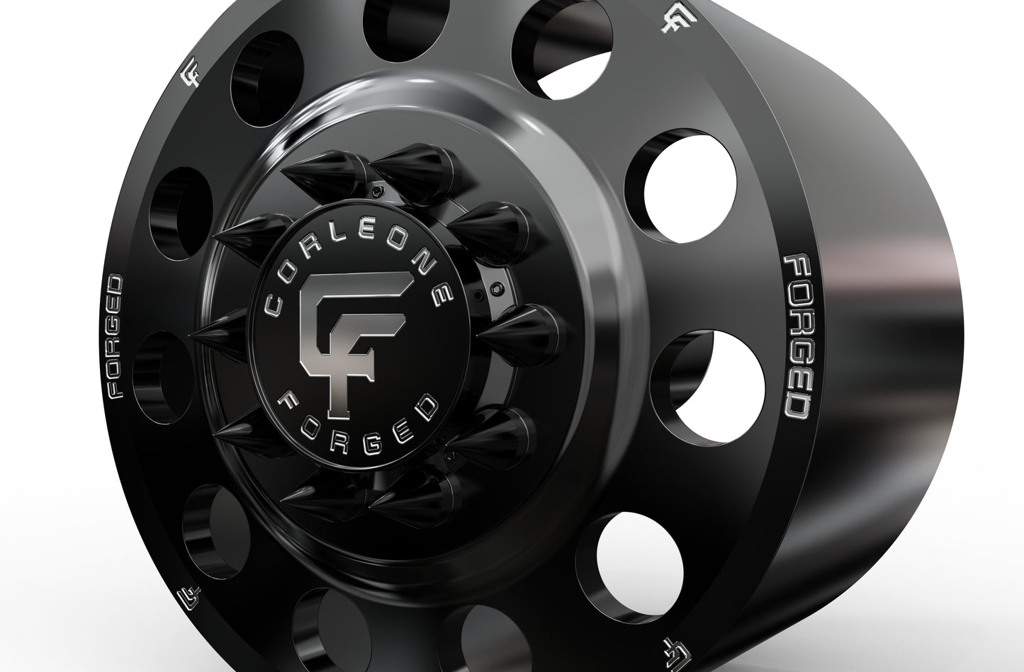 STL FILE Corleone FORGED front fori dually WHEEL 3D MODEL - ARTISTIT