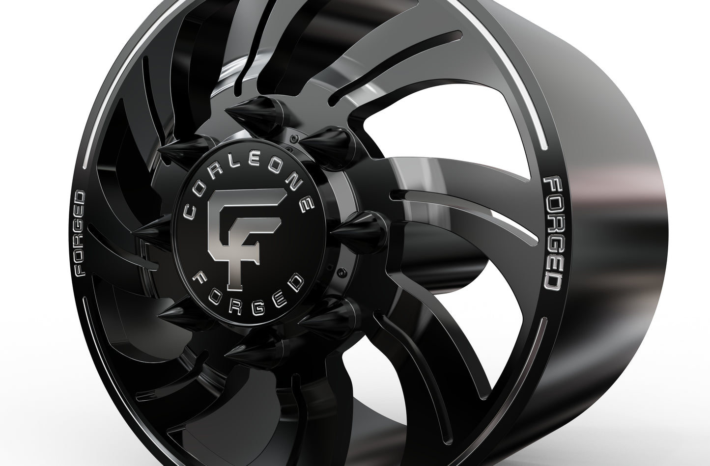 STL FILE Corleone FORGED front siegel dually WHEEL 3D MODEL - ARTISTIT