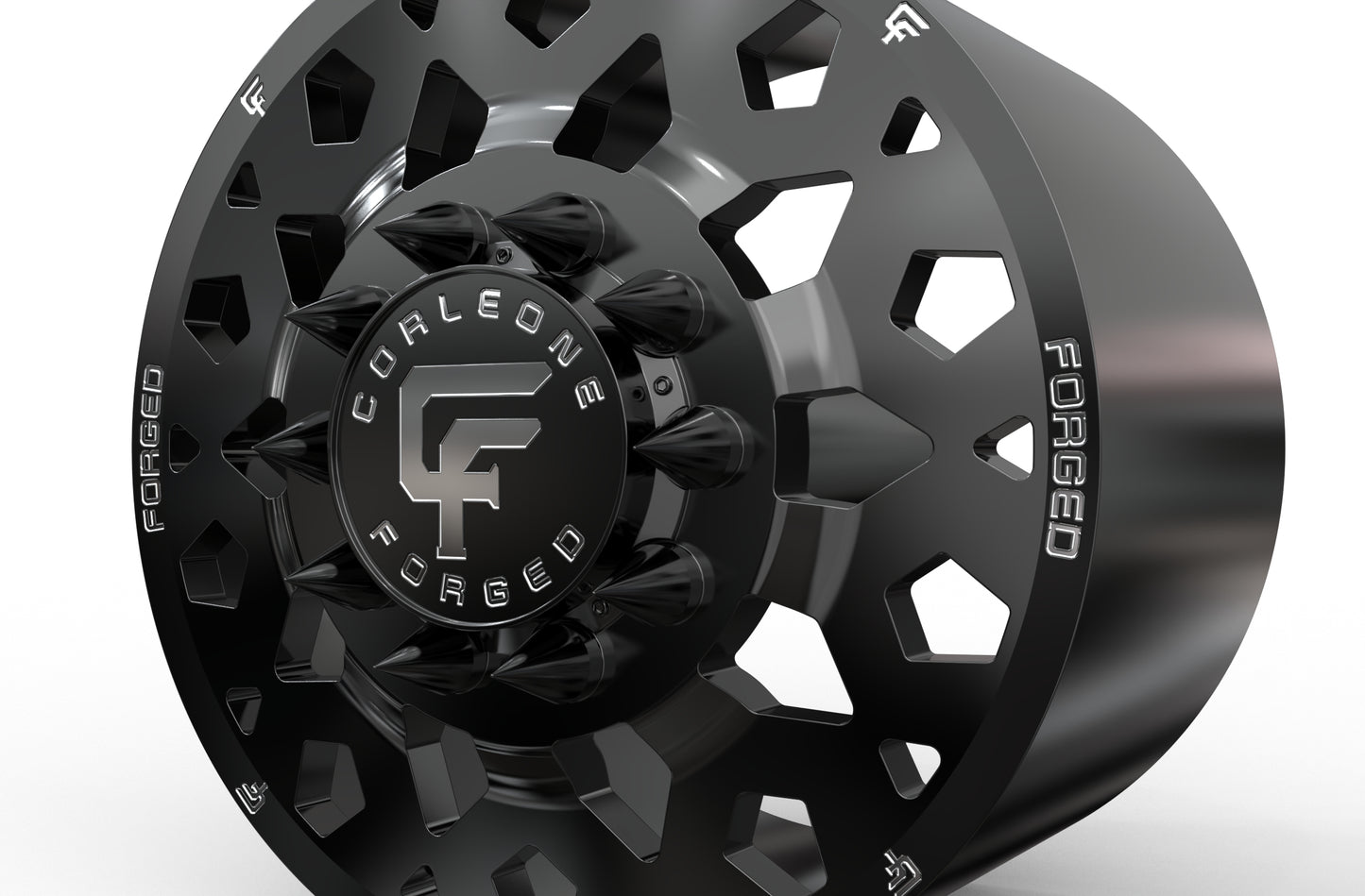 STL FILE Corleone FORGED front strauss dually WHEEL 3D MODEL - ARTISTIT