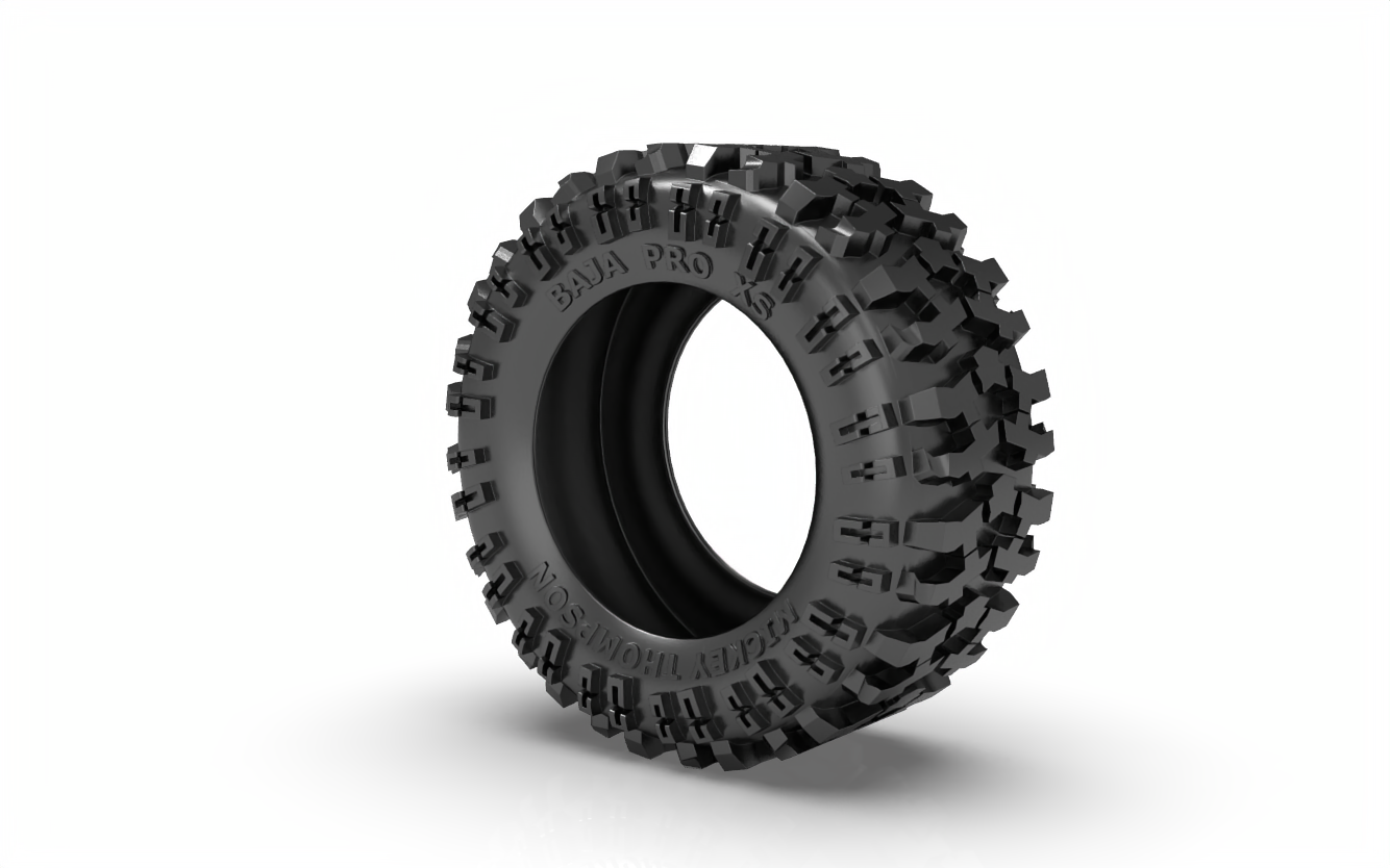 STL FILE Mickey Thompson Baja Pro Tire 3D MODEL - ARTISTIT