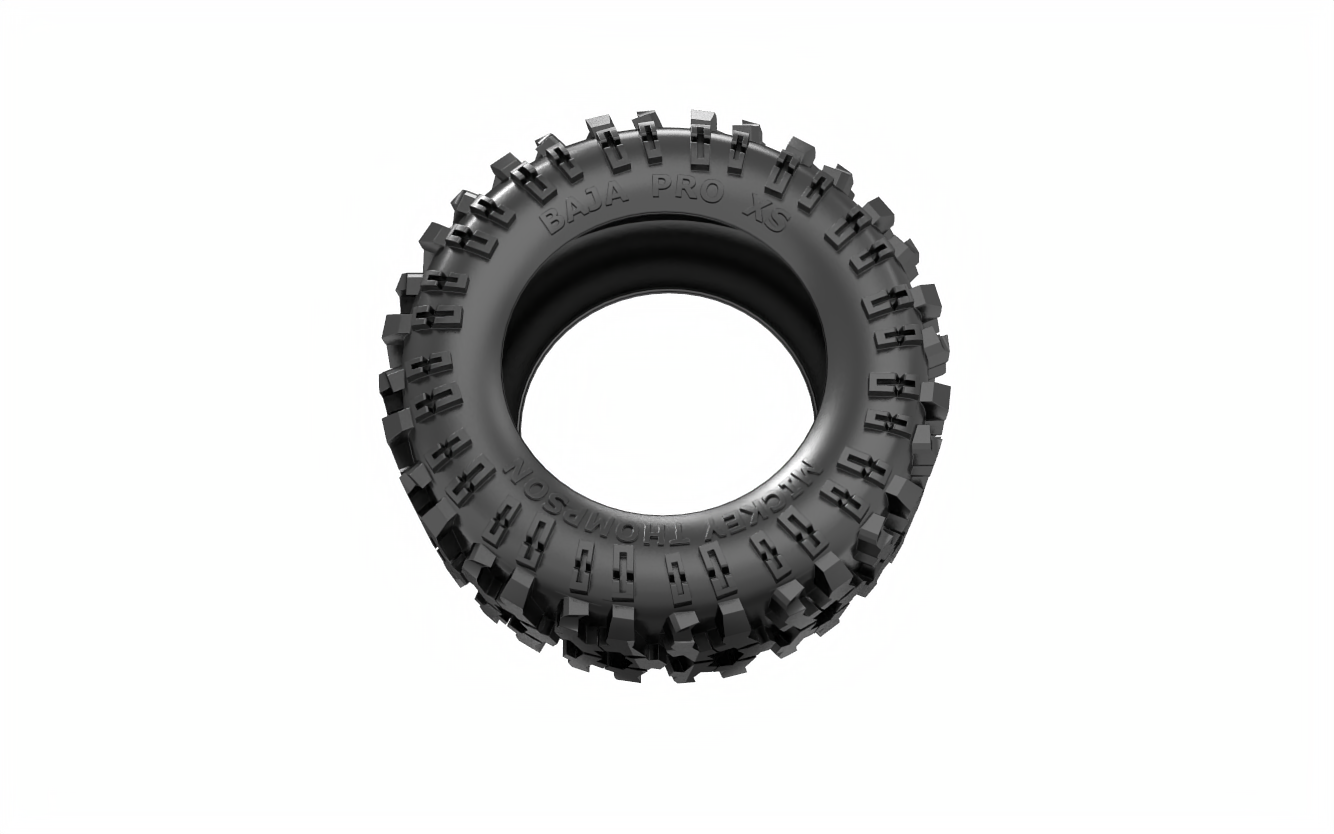 STL FILE Mickey Thompson Baja Pro Tire 3D MODEL - ARTISTIT