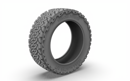 STL FILE VENOM POWER TERRA HUNTER X-T TIRE 3D MODEL - ARTISTIT