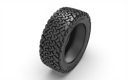 STL FILE VENOM POWER TERRA HUNTER X-T TIRE 3D MODEL - ARTISTIT