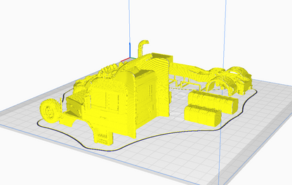 STL FILE SCANIA T 113 H 1993 TRUCK - ARTISTIT